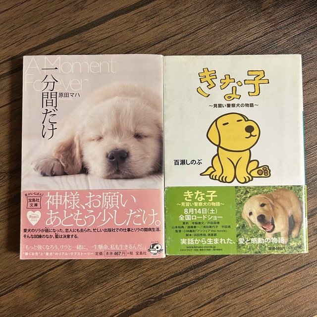 「一分間だけ」　「きな子　〜見習い警察犬の物語〜」 エンタメ/ホビーの本(文学/小説)の商品写真