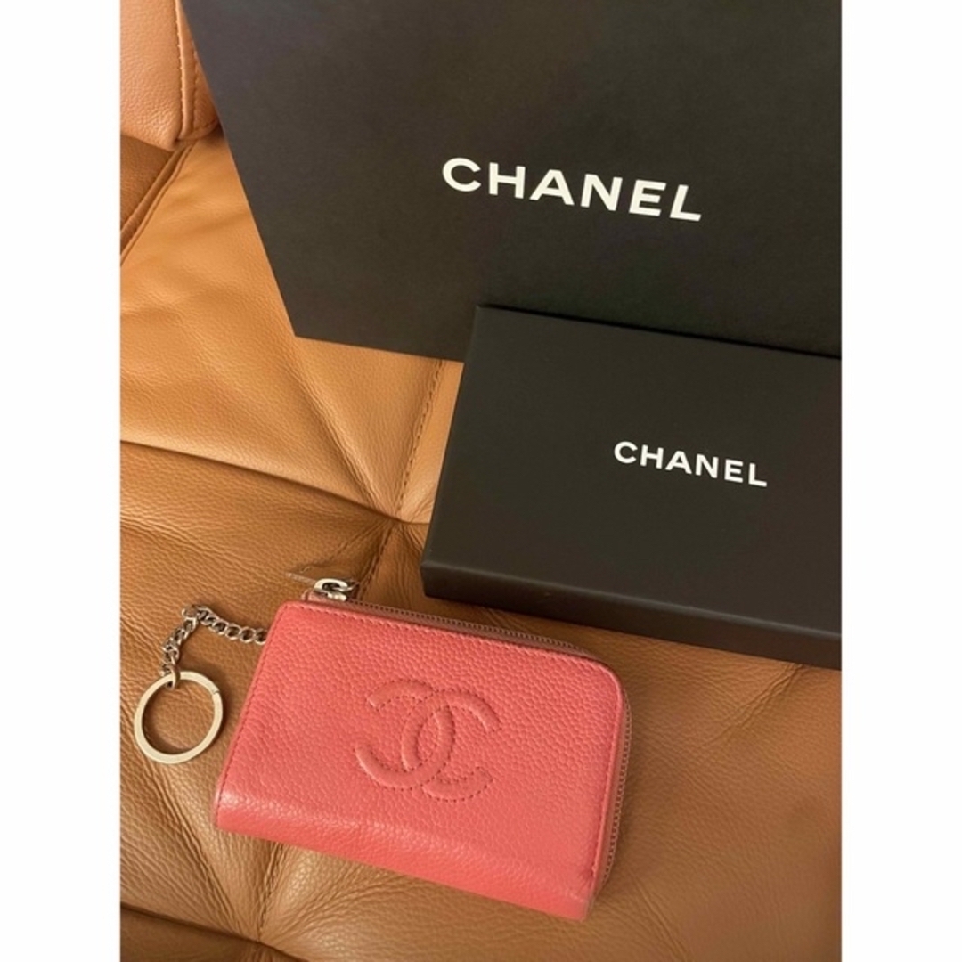 CHANEL キーポーチ レア CHANEL 2色 コインケース マトラッセ ポーチ