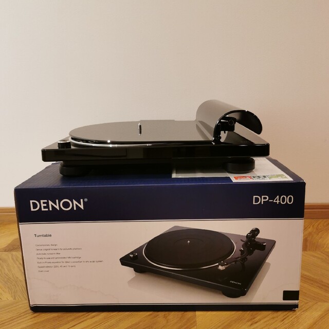 DENON - DENON DP-400 レコードプレイヤー、ターンテーブルの+
