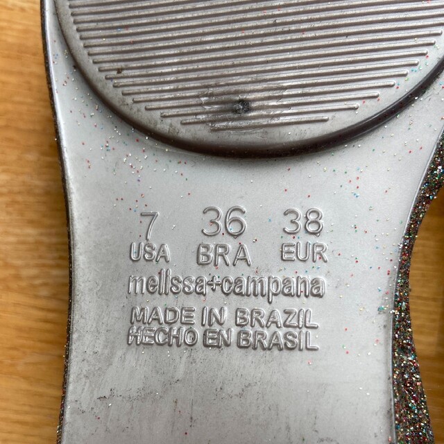 melissa(メリッサ)のMelissa メリッサ campana サンダル US7 BR36 24cm レディースの靴/シューズ(サンダル)の商品写真