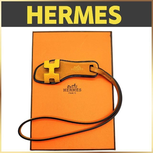 【極美品】エルメス HERMES オラン ナノ レザー チャーム　レディース