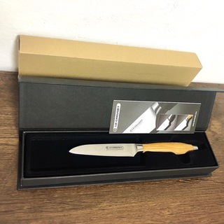 ルクルーゼ(LE CREUSET)の⭐︎Le Creuset⭐︎ ベジタブルナイフ 9cm ウッドハンドル(調理道具/製菓道具)