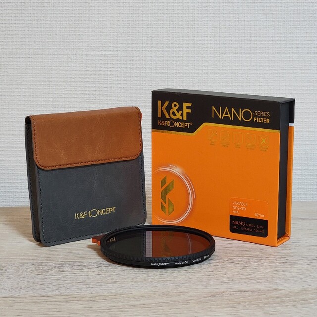 K&F Concept 82mm 可変NDフィルター ND2-ND400