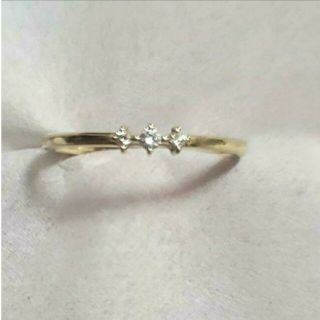 エテ(ete)のchi様 専用♪ete K18YG ダイヤモンドリング 0.03ct(リング(指輪))