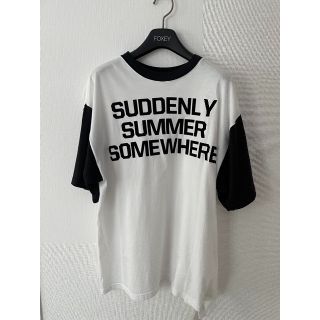 マディソンブルー(MADISONBLUE)の美品　マディソンブルー  バイカラー　Tシャツ　白黒(Tシャツ(半袖/袖なし))