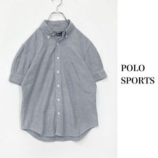 ポロラルフローレン(POLO RALPH LAUREN)の90s　 ポロスポーツ　レディース　半袖　オックスフォードシャツ　カラフルポニー(シャツ/ブラウス(半袖/袖なし))