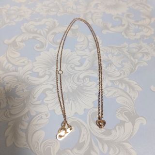 【希少品】K10 クレージュ ネックレス ダイヤモンド 0.02