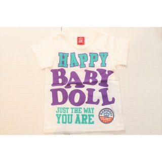 ベビードール(BABYDOLL)の新品未使用【ベビードール】110cm ロゴ王冠半袖Ｔシャツ ホワイト(Tシャツ/カットソー)