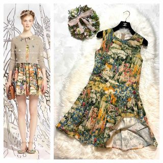 本物 美品 コレクションモデル レッドヴァレンティノ ボタニカル