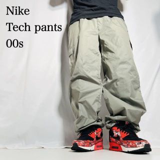 NIKE】90〜00s ナイキ ナイロンカーゴパンツ サイドジップ ギア 公式の