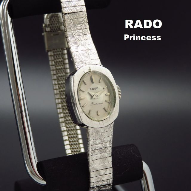 RADO(ラドー)のRADO Princess 手巻き腕時計 ヴィンテージ  レディースのファッション小物(腕時計)の商品写真