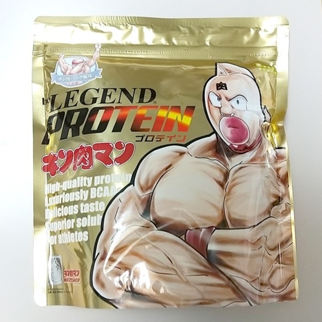 be LEGEND(ビーレジェンド)の新品 未開封 キン肉バニラ風味 ビーレジェンド プロテイン キン肉マン 食品/飲料/酒の健康食品(プロテイン)の商品写真