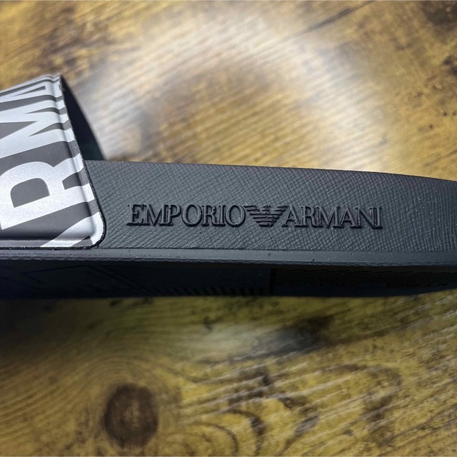 新品 EMPORIO ARMANI エンポリオアルマーニ シャワーサンダル 黒