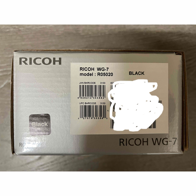 RICOH(リコー)のリコー　RICOH WG-7 BLACK スマホ/家電/カメラのカメラ(コンパクトデジタルカメラ)の商品写真