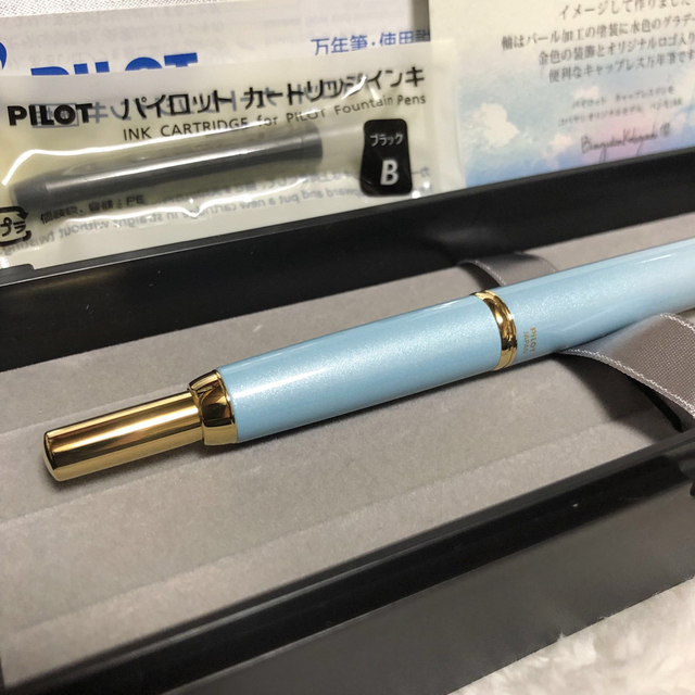 シンプルでおしゃれ 【未使用】パイロット 万年筆 ブングボックス