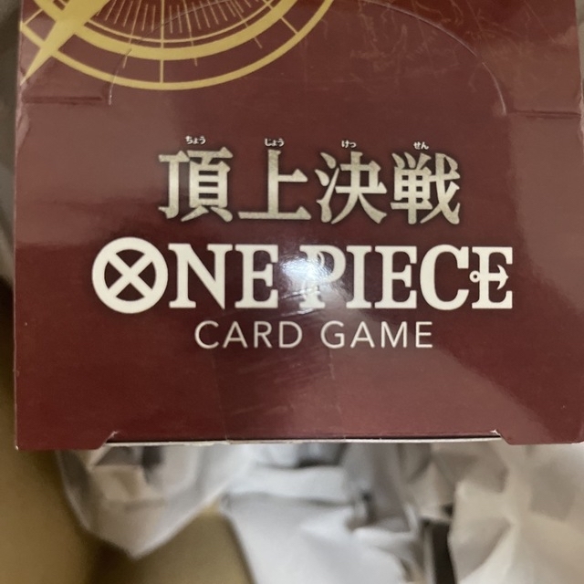 BANDAI(バンダイ)のONE PIECE ワンピース カードゲーム 頂上決戦  1BOX エンタメ/ホビーのトレーディングカード(Box/デッキ/パック)の商品写真