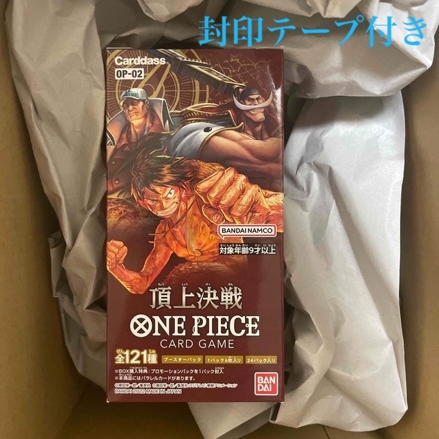 BANDAI(バンダイ)のONE PIECE ワンピース カードゲーム 頂上決戦  1BOX エンタメ/ホビーのトレーディングカード(Box/デッキ/パック)の商品写真