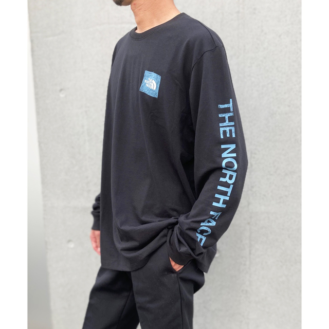 ノースフェイス LONG SLEEVE LOGO PLAY TEE ボックスロゴ 1