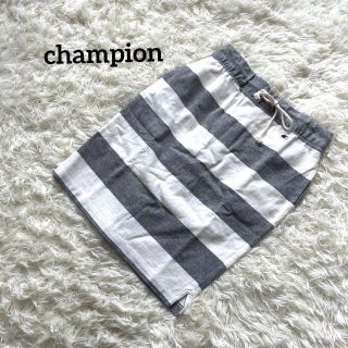 チャンピオン(Champion)のchampion チャンピオン　ボーダー　スカート　ウエストゴム(ひざ丈スカート)