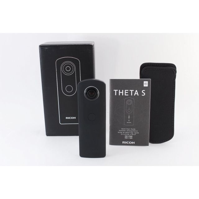 13456 良品 RICOH リコー THETA ブラック S 360度 シータ