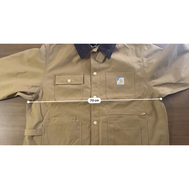 Charhartt WIP(カーハートダブリューアイピー)のCarhartt WIP INVINCIBLE  15 Chore Coat L メンズのジャケット/アウター(カバーオール)の商品写真