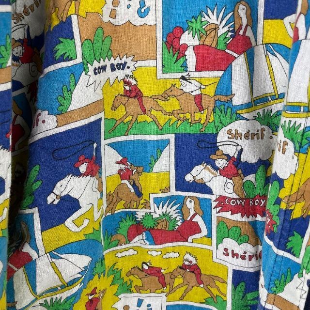 USA古着 ジージャン ブリーチ デニム ジャケット 裏地 ケミカルウォッシュ メンズのジャケット/アウター(Gジャン/デニムジャケット)の商品写真
