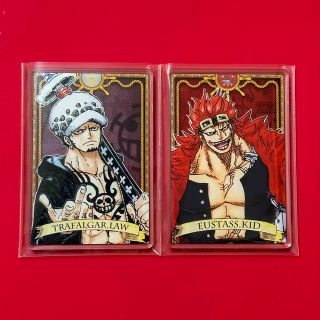 ONE PIECE - ワンピース ステータスカード ロー キッド 2点セットの ...