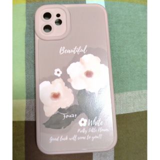 iPhone 12花柄シリコンケース(モバイルケース/カバー)