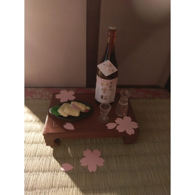 🌸吟醸酒四季桜と料理に桜花🌸 エンタメ/ホビーのフィギュア(その他)の商品写真