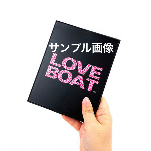 LOVE BOAT(ラブボート)のLOVE BOAT ロゴミラーBLACK×PINK LEOPARD  レディースのファッション小物(ミラー)の商品写真