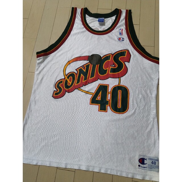 チャンピオン製 NBA SONICS 40ショーンケンプ ユニホーム | フリマアプリ ラクマ