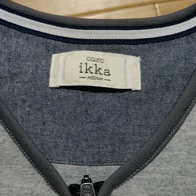 ikka(イッカ)のスウェットジッパーカーディガン メンズのトップス(スウェット)の商品写真