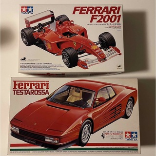 フェラーリ(Ferrari)のタミヤ　プラモデル　フェラーリF2001／フェラーリ・テスタロッサ　２点セット(模型/プラモデル)