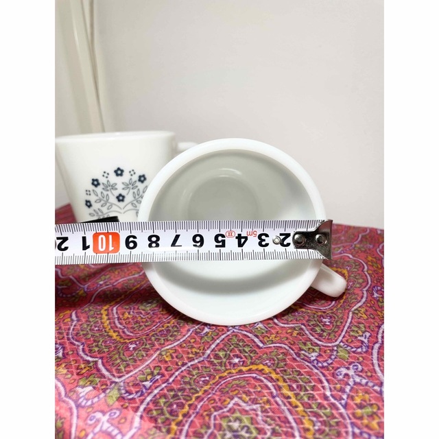 Pyrex(パイレックス)のオールドパイレックス OLD PYREX マグカップ× 2  ファイヤーキング インテリア/住まい/日用品のキッチン/食器(グラス/カップ)の商品写真