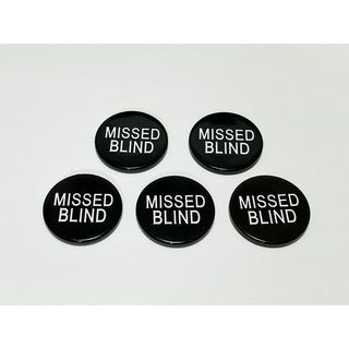 W&B ミスドブラインドボタン5個セット　ミスブラ　MISSED BLIND(トランプ/UNO)