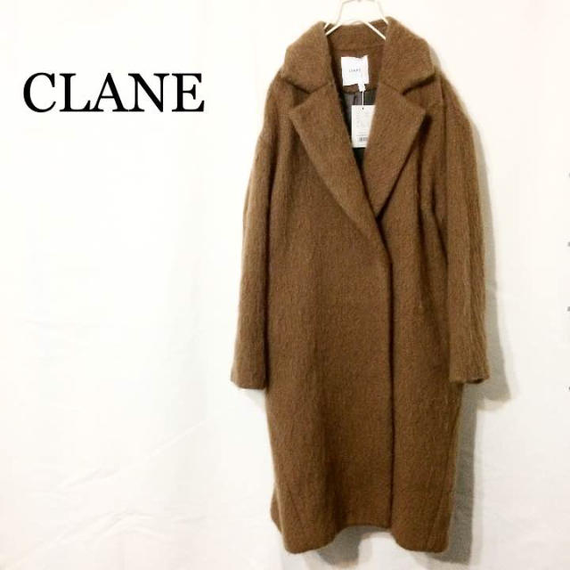 お値下げ未使用 CLANE シャギーウールモヘアコート