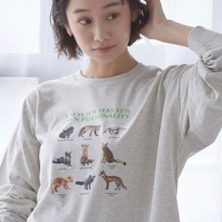 ニコアンド(niko and...)のニコアンド Niko and… マイペットロングスリーブTシャツ(Tシャツ(長袖/七分))