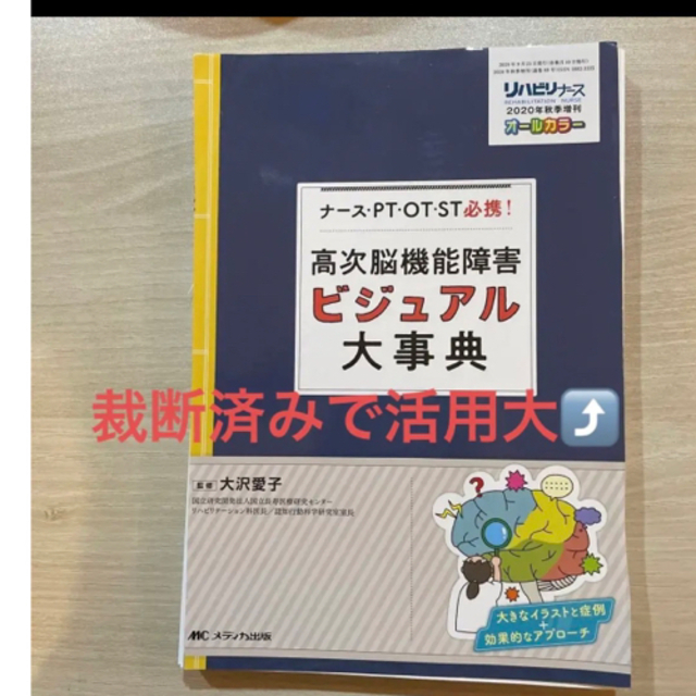 【裁断済み】高次機能障害ビジュアル大辞典 エンタメ/ホビーの本(健康/医学)の商品写真