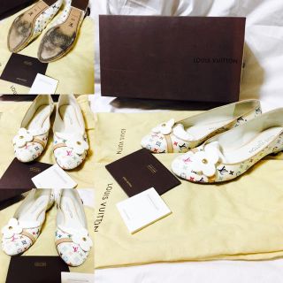 ルイヴィトン(LOUIS VUITTON)のルイビィトン Hawaii限定マルチカラーシューズ♪激安💛🎀💛18日迄価格(バレエシューズ)