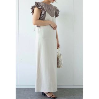 ショコラフィネローブ(chocol raffine robe)の【未使用】chocol raffine robe★バックVネックキャミワンピース(ロングワンピース/マキシワンピース)