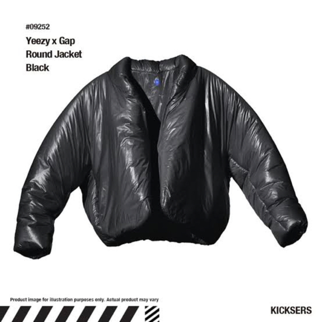 Yeezy Gap Round Jacket Black YZY XLサイズ