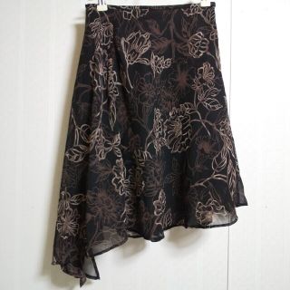 イマージュ(IMAGE)のIMAGE☆イマージュ☆花柄シフォンスカート 【レディース／61】(ひざ丈スカート)