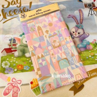 ディズニー(Disney)の【新品】カットクロス＊イッツアスモールワールド＊ディズニーリゾート(キャラクターグッズ)