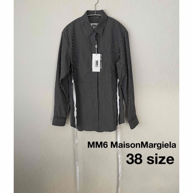 【新品】MM6 MaisonMargiela  ストライプ 長袖シャツ 38