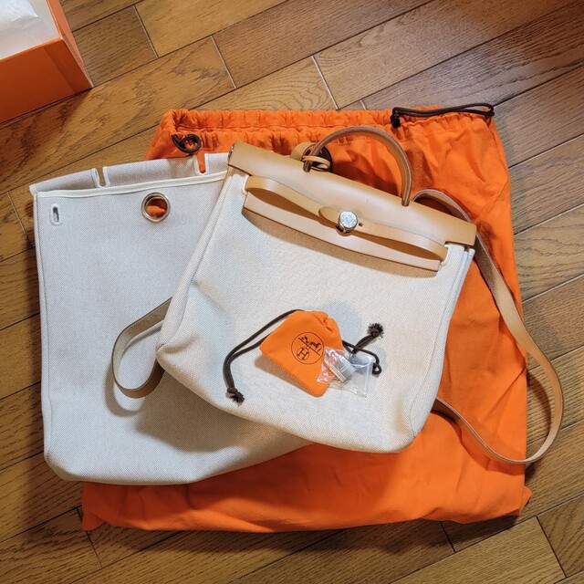 エルメス HERMES エールバッグ アド リュックサック ハンドバッグ 美品