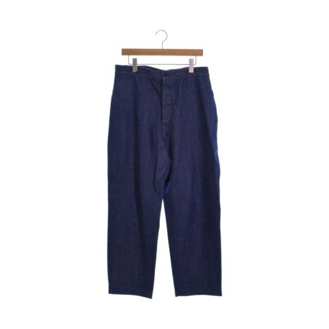 2】COMOLI navy 紺 ベルテッドデニム インディゴ コモリ | auriol-sa.com