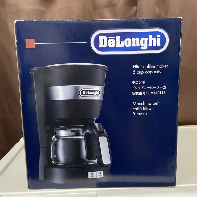 DeLonghi(デロンギ)の新品　デロンギ ドリップコーヒーメーカー ICM14011J 箱スレあり スマホ/家電/カメラの調理家電(コーヒーメーカー)の商品写真