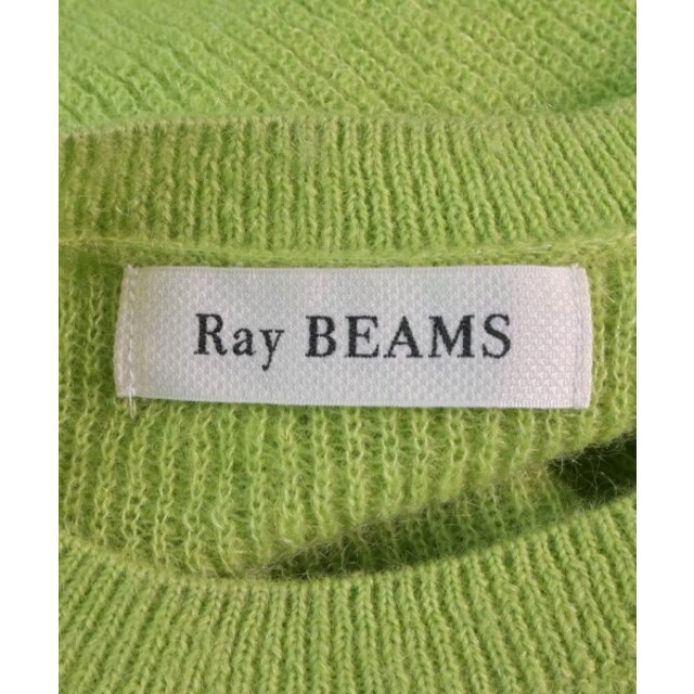 Ray BEAMS(レイビームス)のRay Beams レイビームス ニット・セーター -(M位) 黄緑 【古着】【中古】 レディースのトップス(ニット/セーター)の商品写真