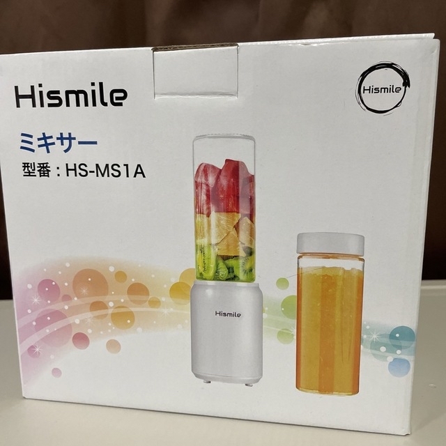 Hismile スムージーミキサー HS-MS1A スマホ/家電/カメラの調理家電(ジューサー/ミキサー)の商品写真