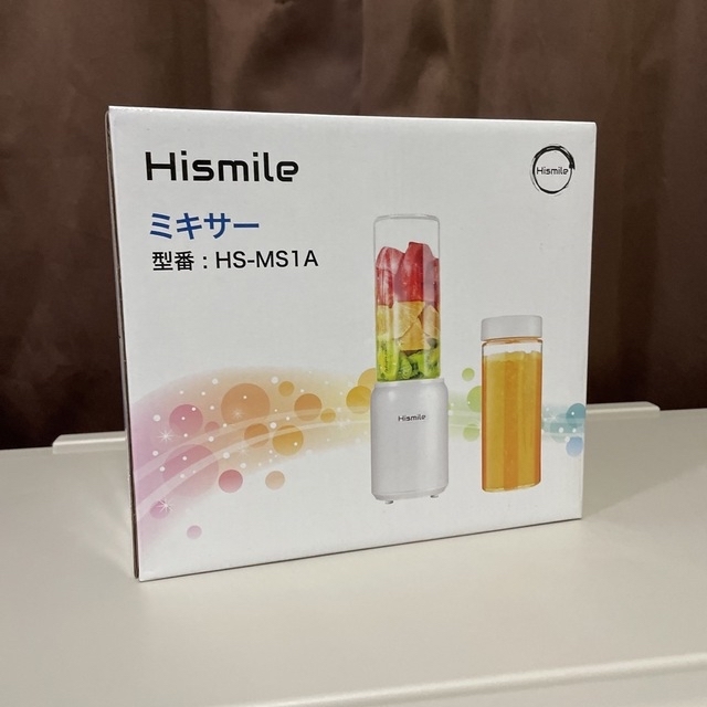 Hismile スムージーミキサー HS-MS1A スマホ/家電/カメラの調理家電(ジューサー/ミキサー)の商品写真